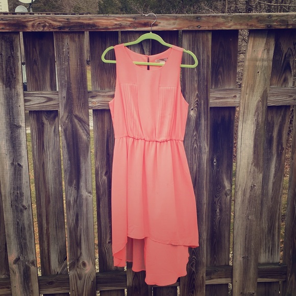 Forever 21 Dresses & Skirts - 🌸 🍑 High-Low Peach Dress